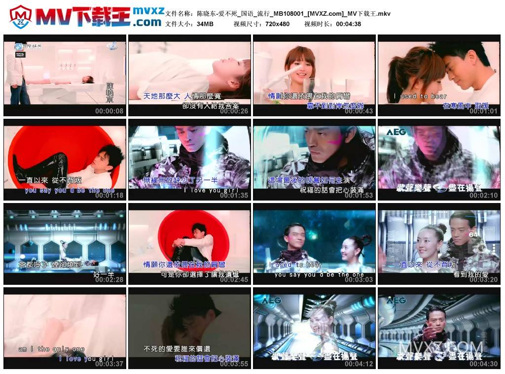 陈晓东-爱不死_国语_流行_MB108001